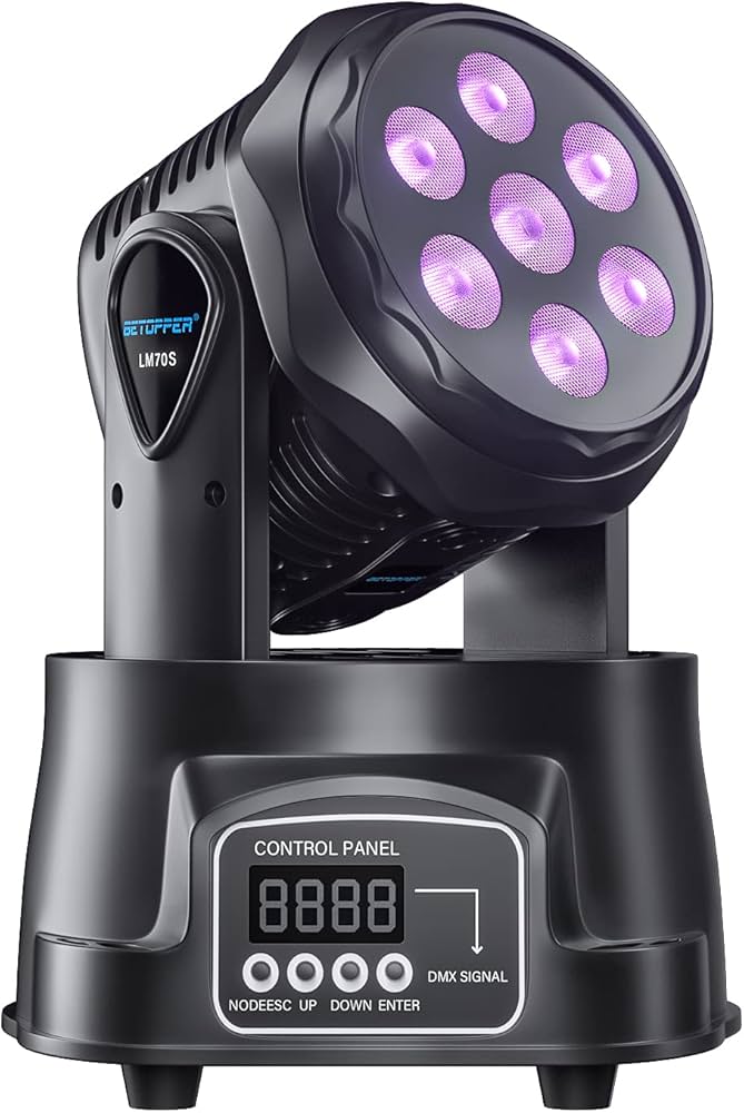 Amazon.com: BETOPPER DJ Lights Moving Head,RGBW Mini Stage Lights