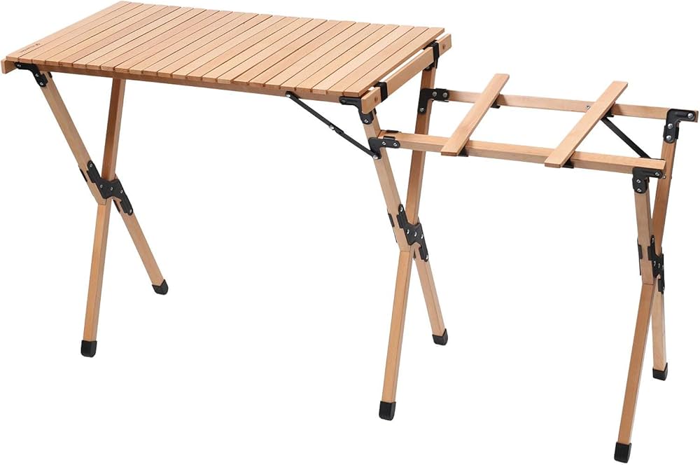 Amazon | Hilander(ハイランダー) ウッドキッチンテーブル | Hilander