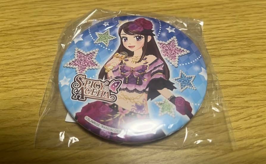 Amazon.co.jp: アイカツ アイカツショップ限定 缶バッジ 紫吹蘭 : おもちゃ