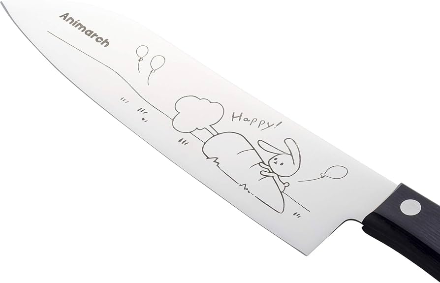 Amazon｜Animarch包丁シリーズ うさぎ 三徳包丁 165mm ステンレス 錆び