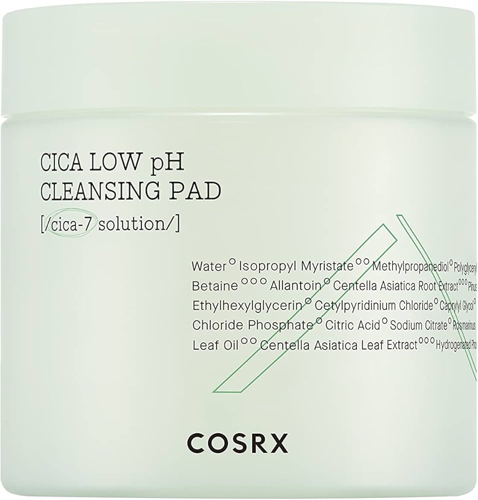 Amazon.com: COSRX Pure Fit Cica Low pH Cleansing Pad, 100 pads