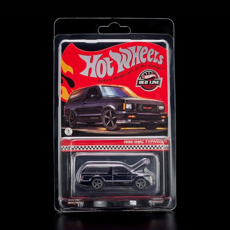 Amazon.com: Mattel Hot Wheels RLC Exclusive 1992 GMC Typhoon Black