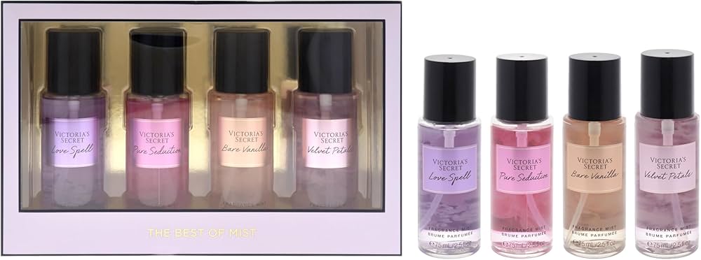 Amazon.com: Victorias Secret The Best of Mist Set for Women - 4 Pc