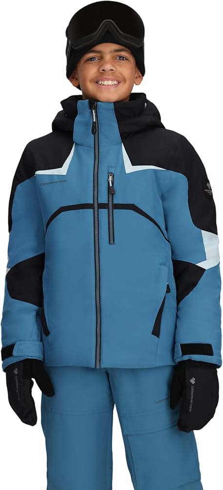 Amazon.com: Obermeyer Mach 15 Jacket - Teen Boys - Blue Indy