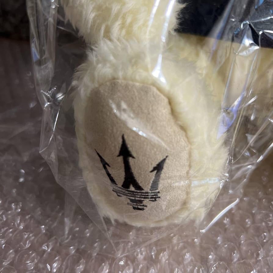 Amazon.co.jp: マセラティ マセラティ テディベア 白 ぬいぐるみ