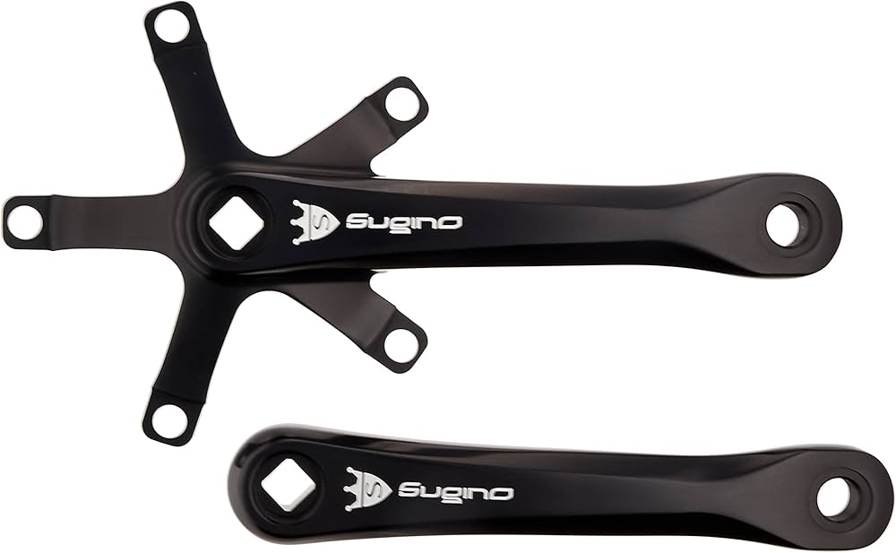 Amazon | Sugino(スギノ) RD4 クランク(シングル用) ABK BLK Mighty