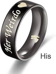 SunnyHouse Jewelry His or Hers Matching Set His Crazy Her Weirdo