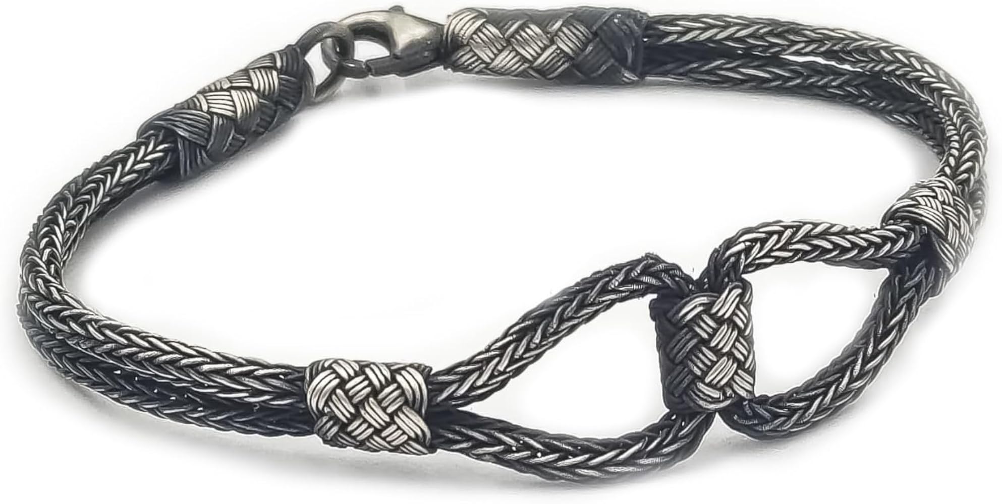 Amazon.com: vikings bracelet sterling silver, handmade silver