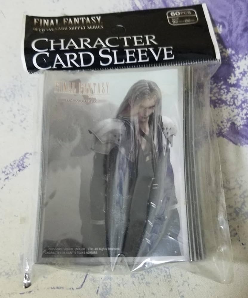 fftcg セフィロス スリーブ 未開封 外装無し 60枚 fftcg セフィロス