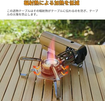 Amazon | 五徳付き風防 遮熱板セット HOME&CAMPバーナー専用 風防