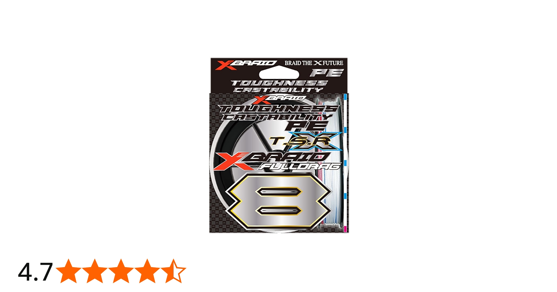 Amazon.co.jp: エックスブレイド(XBRAID) PEライン フルドラグ TSR X8
