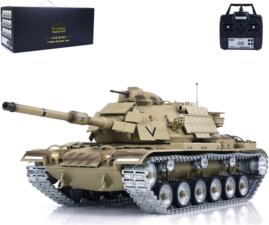 Amazon.com: wheelfun TD 1/16 RC Battle Tank Model Plastic for