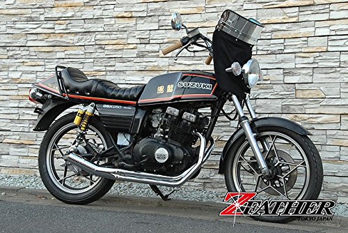 Amazon | Z-FATHER 旭風防 メッキ 短風防(黒布タレ) | スクリーン本体