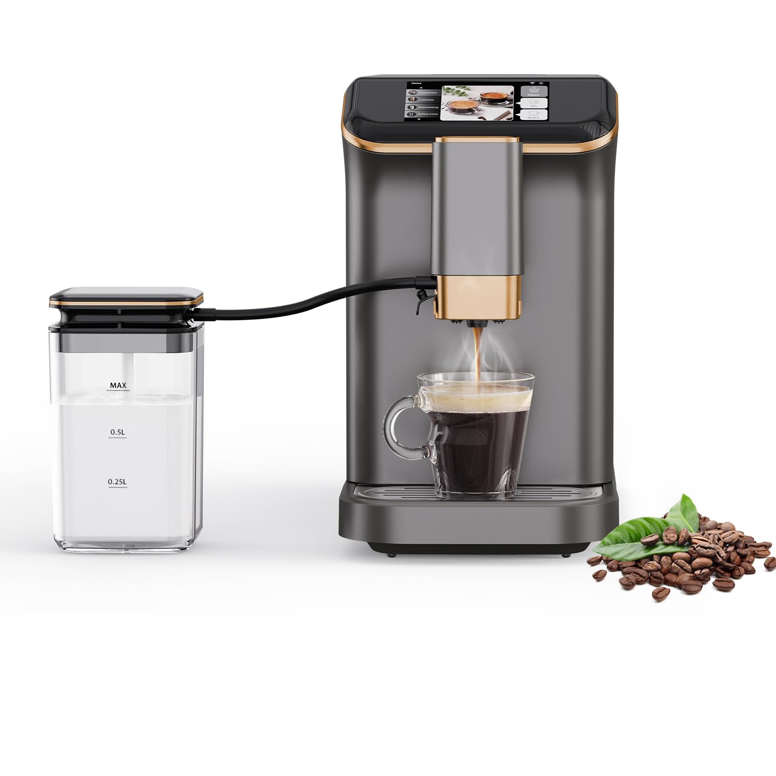 Amazon.com: GustoWave Espresso Maker With Milk Frother - Fully