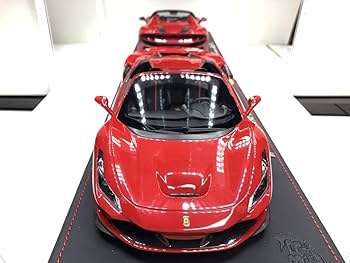 Amazon | BBR 1/18 Ferrari F8 Spider Rossocorsa metalic フェラーリ