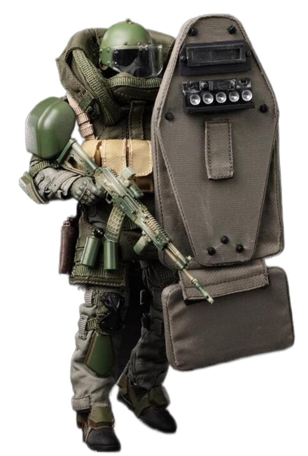 Amazon.co.jp: [AC]HASUKI SA02 1/12 SALVOシリーズ 黒色行動 盾兵士