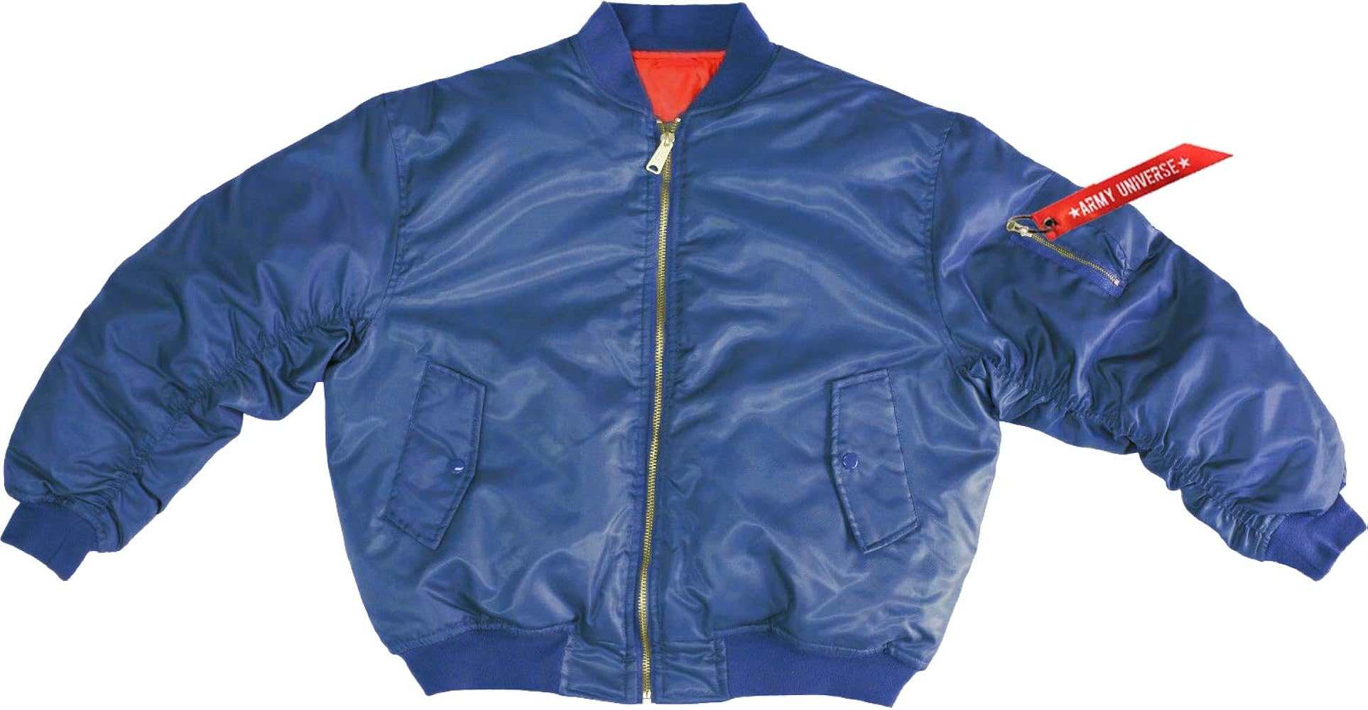Amazon.com: Navy Blue MA-1 Military Flight Jacket, Reversible Air