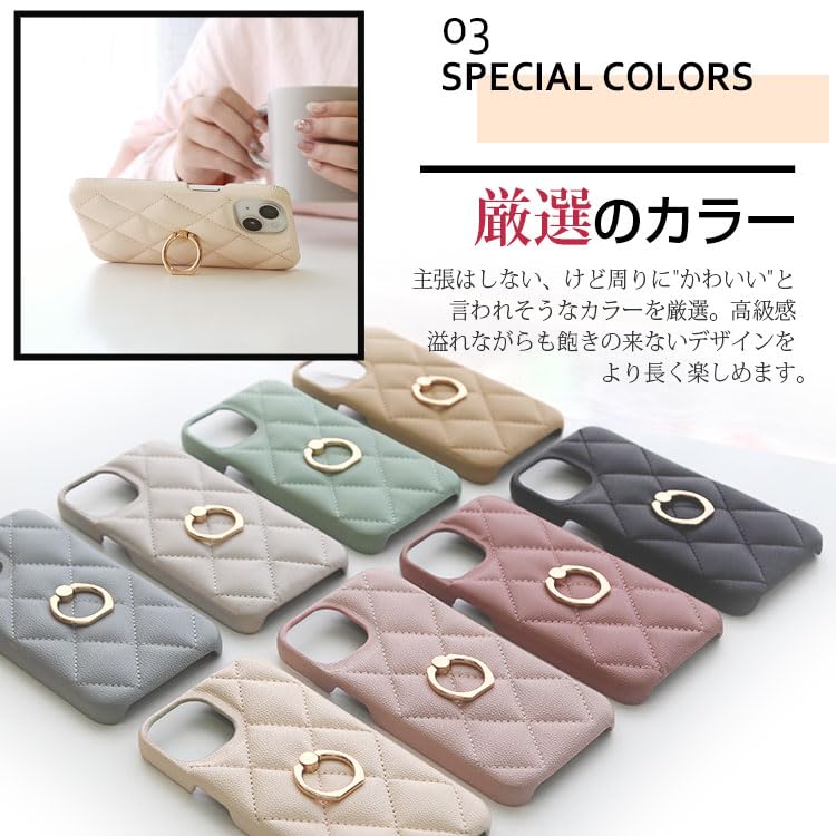 Amazon.co.jp: ZENIX DESIGN TECH iPhone15 Pro 用 ケース リング付き