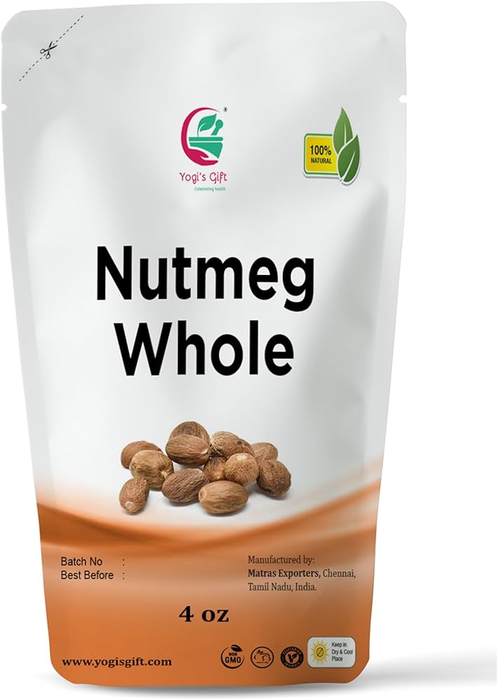 Amazon.com : Nutmeg Whole 4oz | Excellent Aroma and Incredible