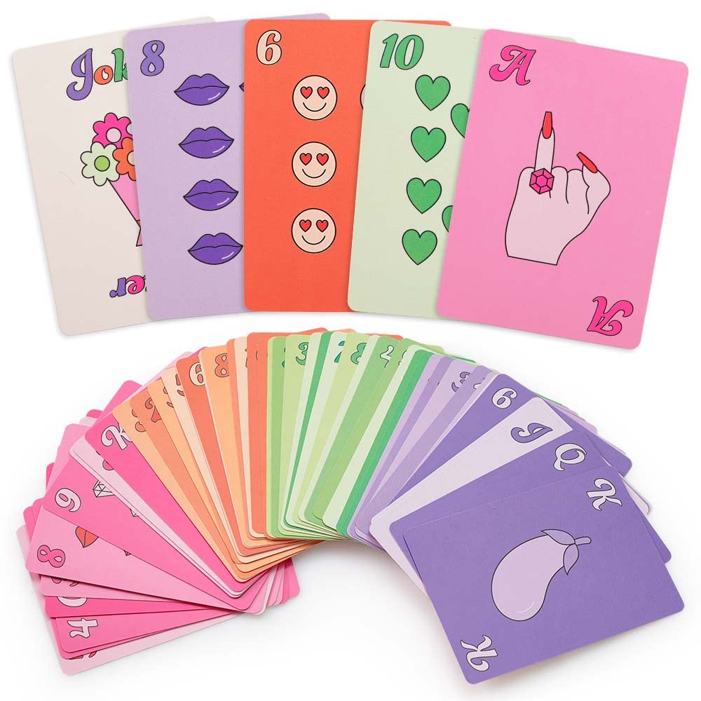Amazon.com: xo, Fetti Bachelorette Party Card Game, Rainbow Deck