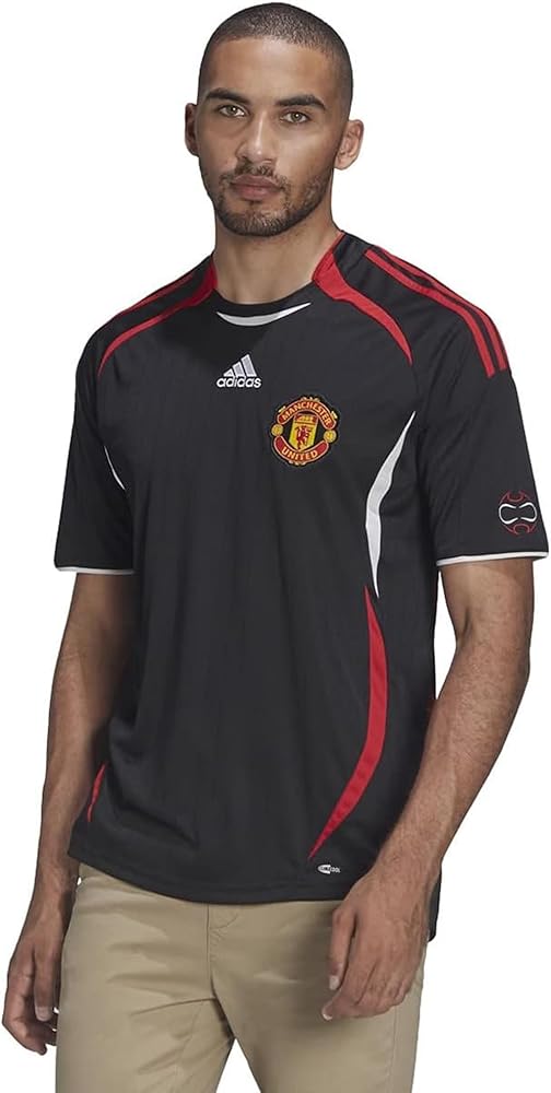 Amazon.com: adidas Manchester United Teamgeist Jersey, Black, X