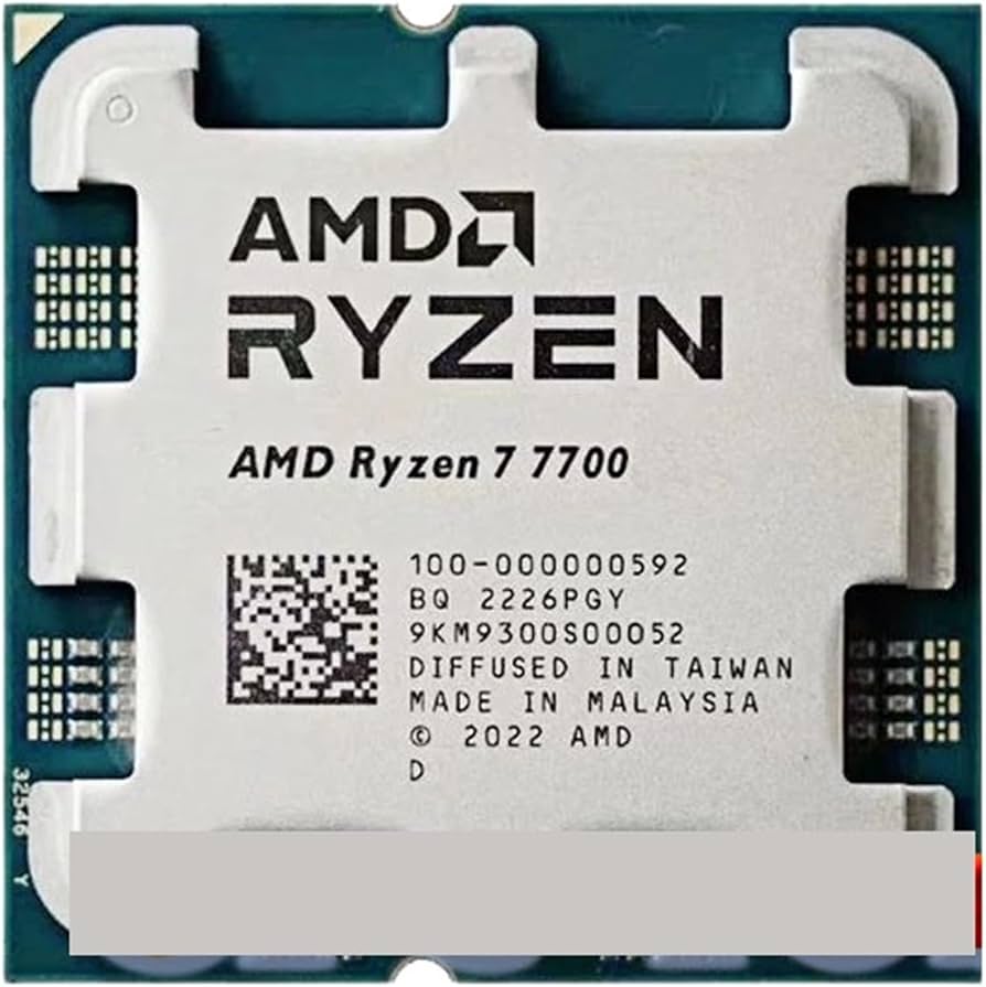 Amazon.com: YNRSUFW AMD Ryzen 7 7700 R7 7700 3.8 GHz 8-Core 16