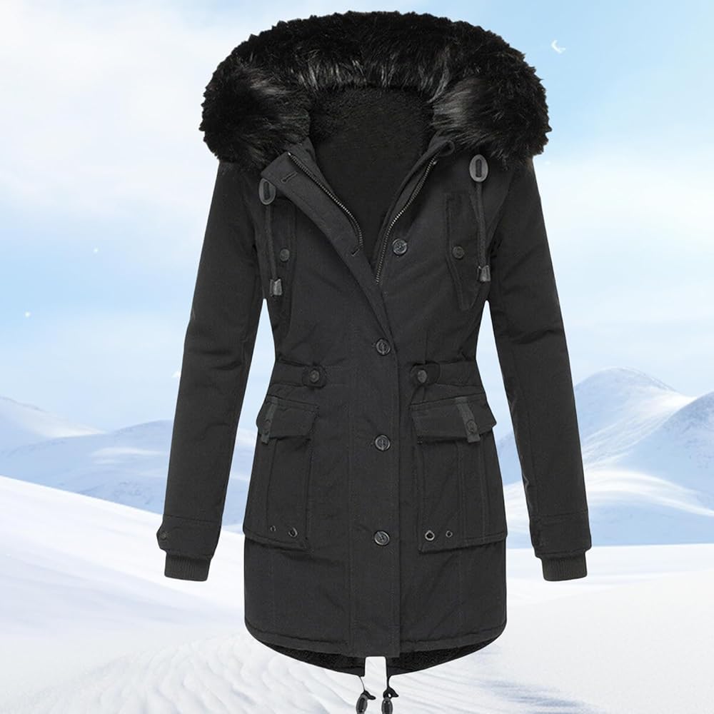 Amazon.com: Nkgra Womens Plus Size Winter Coat Warm Thicken Fleece