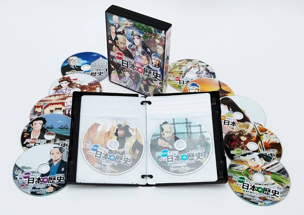 Amazon.co.jp: DVD付 学研まんが NEW日本の歴史 全12巻+特典付きセット