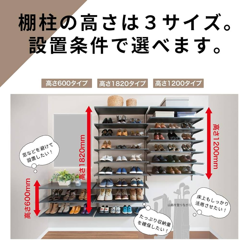 Amazon | 南海プライウッド アームハング棚柱SS 棚受(木質棚板用) SS