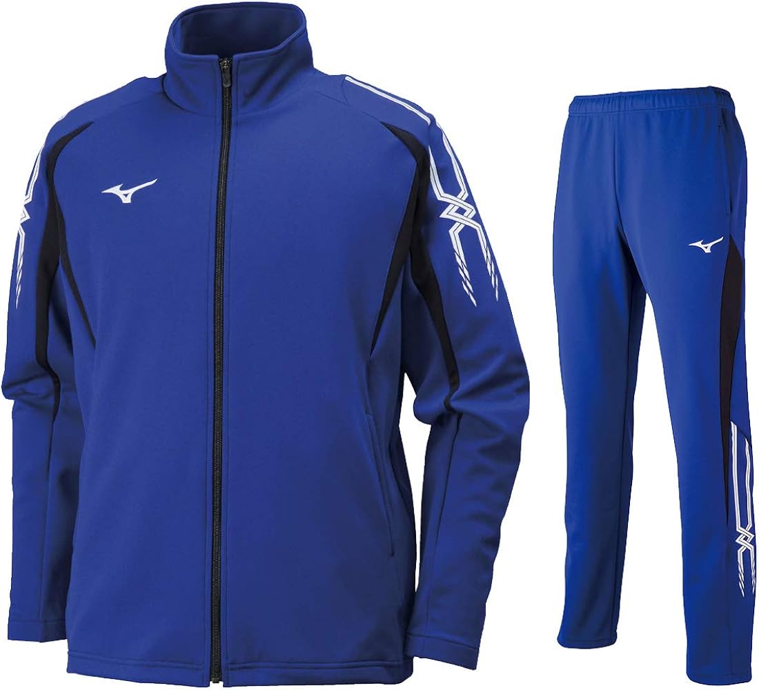 Amazon | [ミズノ] ジャージ メンズ 上下セット 32JC8001 ブルー XS