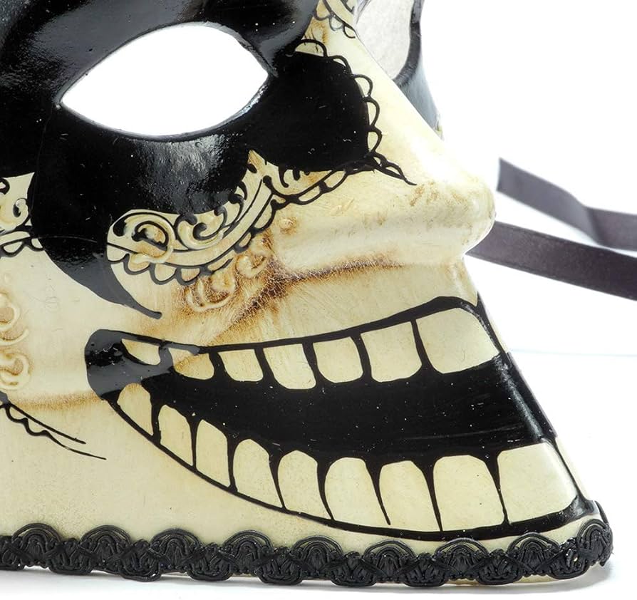 Bauta Maskera Mask bce-110dk Bauta Square Full Face Model Black