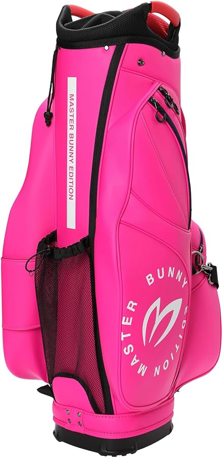 MASTER BUNNY EDITION エナメルミニキャディバッグ ピンク MASTER