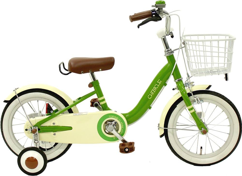 子供用自転車 ミントグリーン 前カゴ付き 郵送不可 子供用自転車