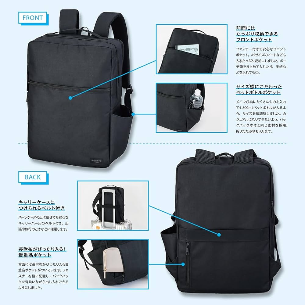 SEVENDAYZ PACK スクエアバックパックBOOK (宝島社ブランドムック
