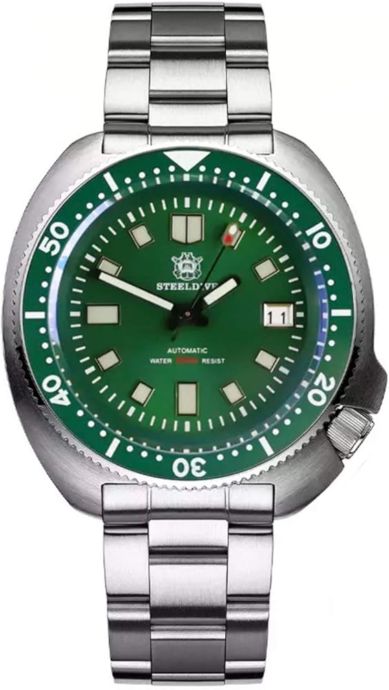 Amazon.com: SteeldiveAU Steeldive SD1970 Diving Watch,6105 Turtle