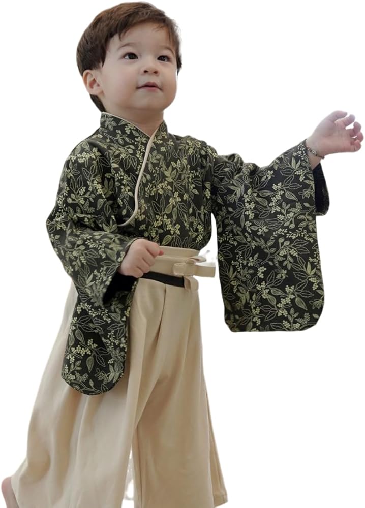 Amazon | [SLINX] 男の子ベビー着物セット男の子 キッズ 袴 セット 袴