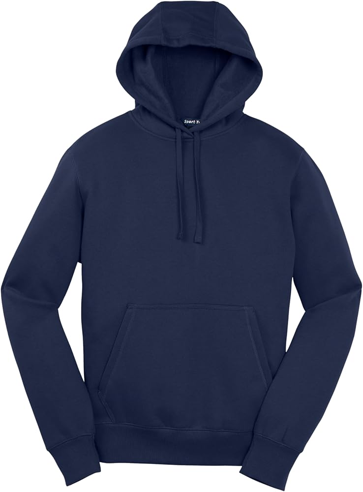 SPORT-TEK Unisex Pullover Hooded Sweatshirt True Navy at Amazon