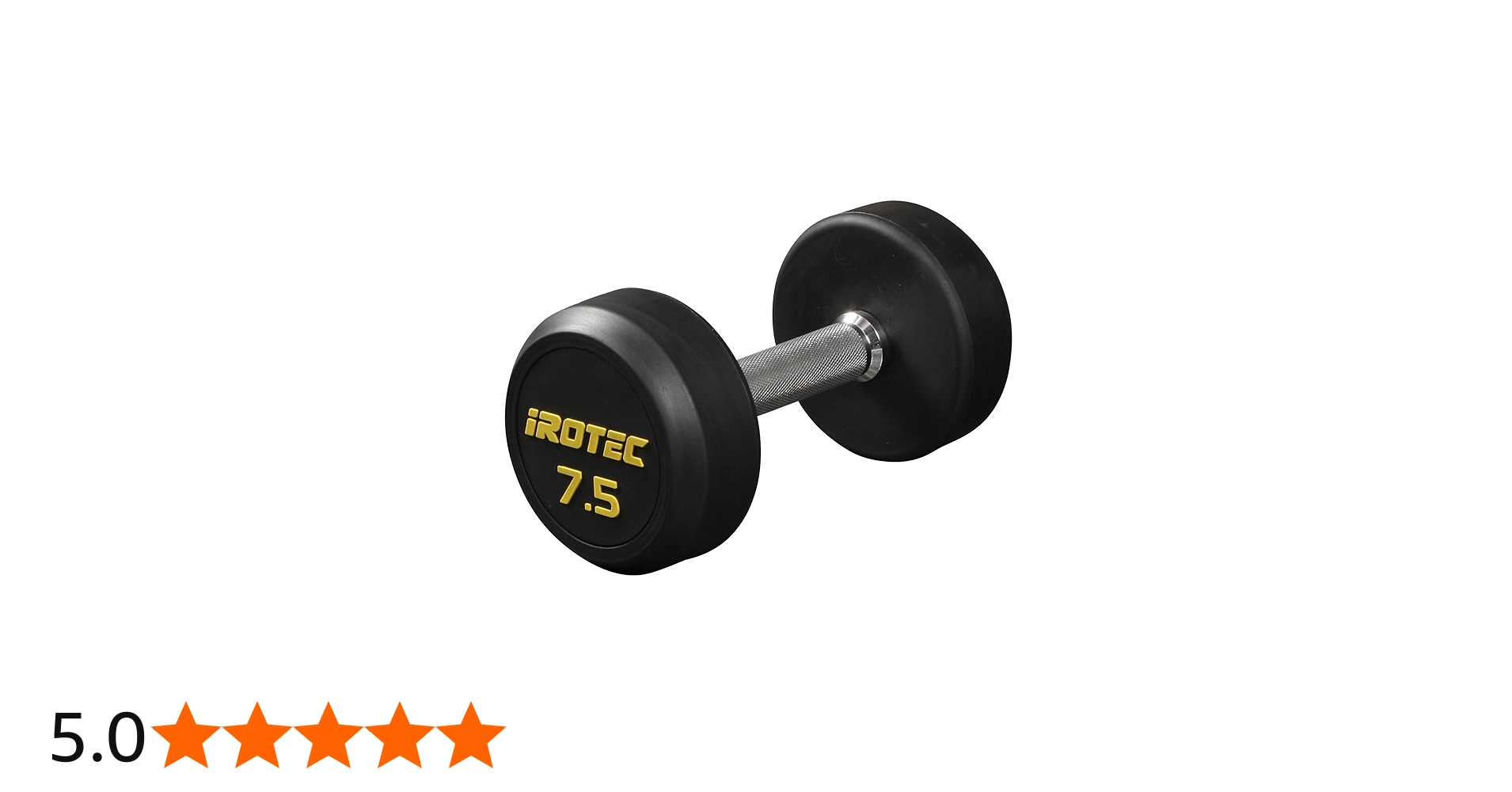 Amazon | IROTEC(アイロテック) ジム ダンベル 7.5KG（オールラバー