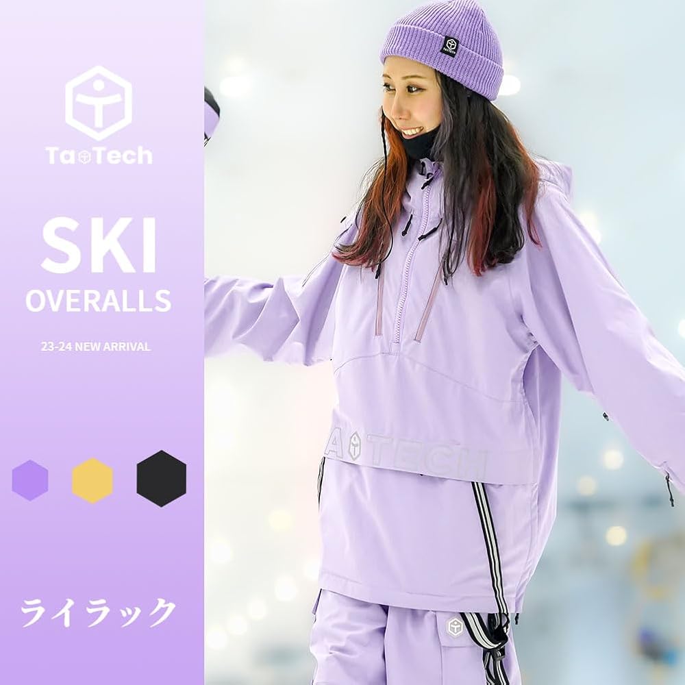 TAOTECH スノーボードウェア 上 パープル TAOTECH スノーボードウェア