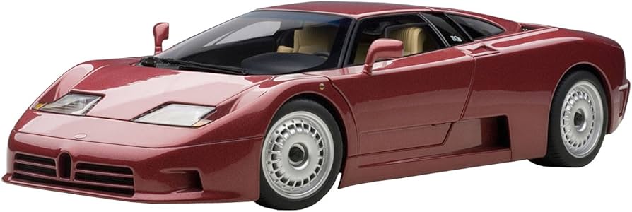 Amazon | AUTOart 1/18 ブガッティ EB110 GT (ダークレッド