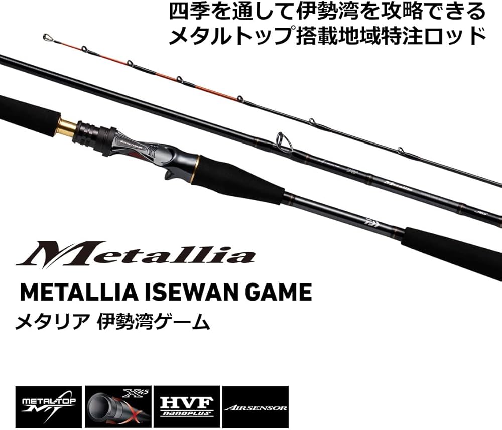 Amazon | ダイワ(DAIWA) 船竿 メタリア伊勢湾ゲーム MH-225・R