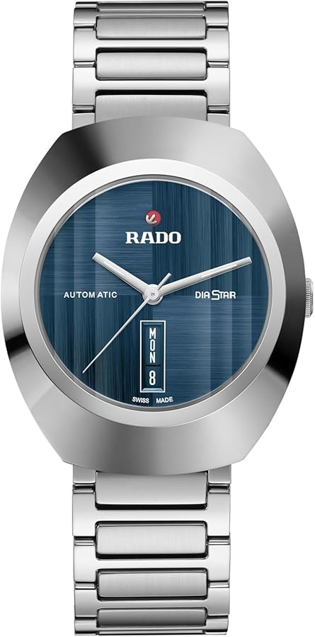 Amazon.com: Rado DiaStar Original Blue Dial with Date Display