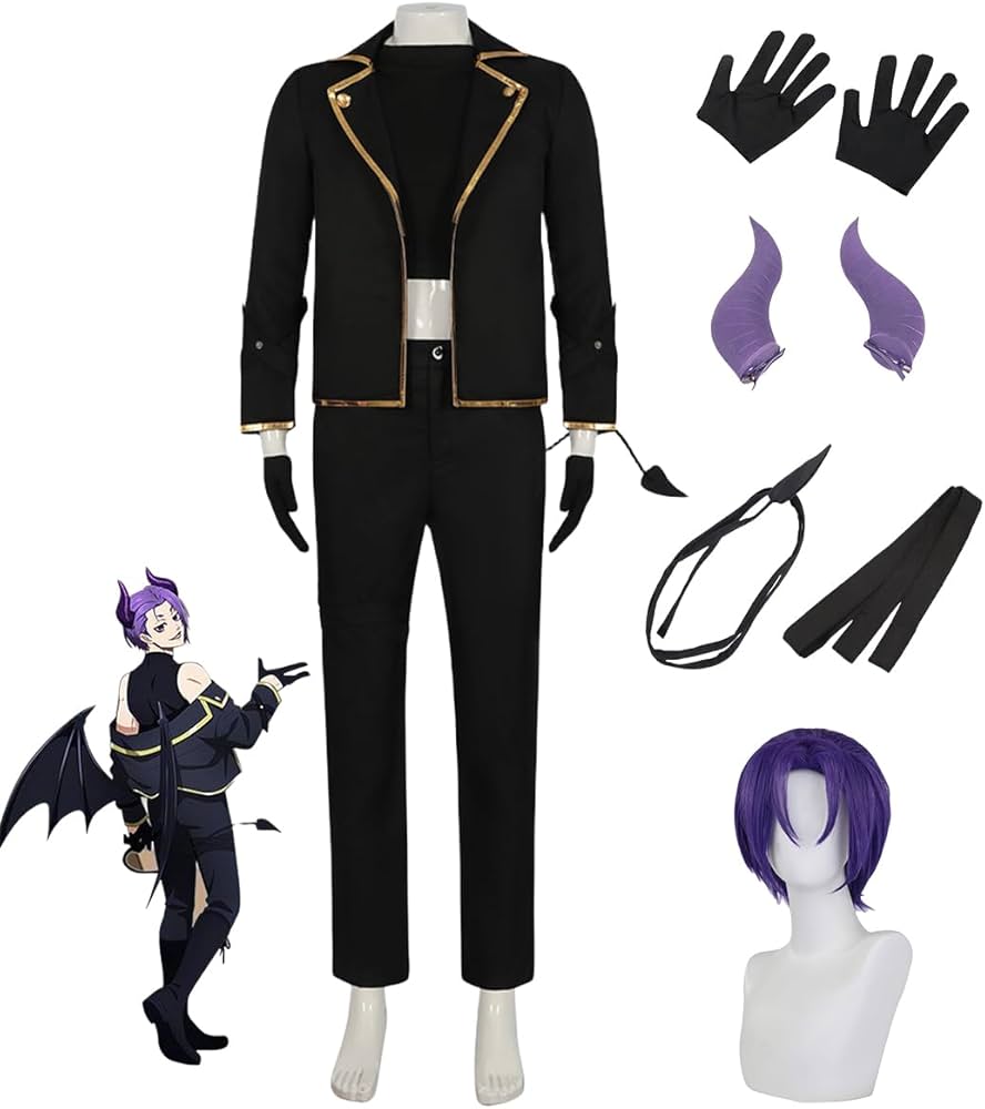 Amazon.co.jp: [HAOJEE]ブルーロックコスプレ 御影玲王 悪魔衣装 み