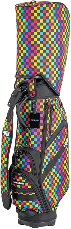 Amazon.co.jp: YAKPAK YP-002 キャディバッグ マルチチェッカーボード
