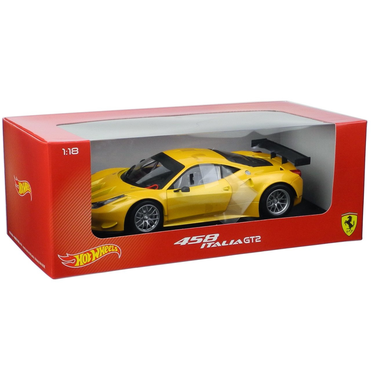 ホットウィール フェラーリ 458 イタリア GT2 LM 2011-AF CORSE 1/18
