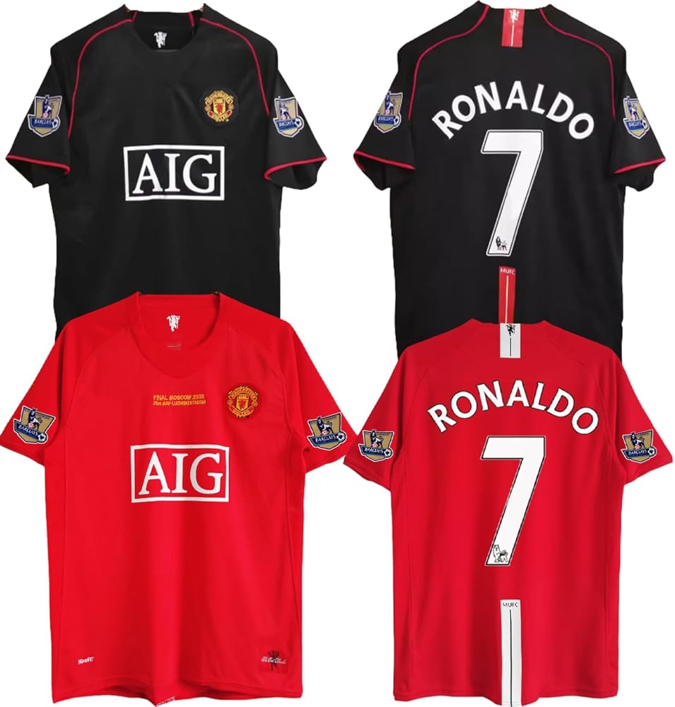 07-08 マンチェスターユナイテッド アウェイ ロナウド 7番 当時物 希少