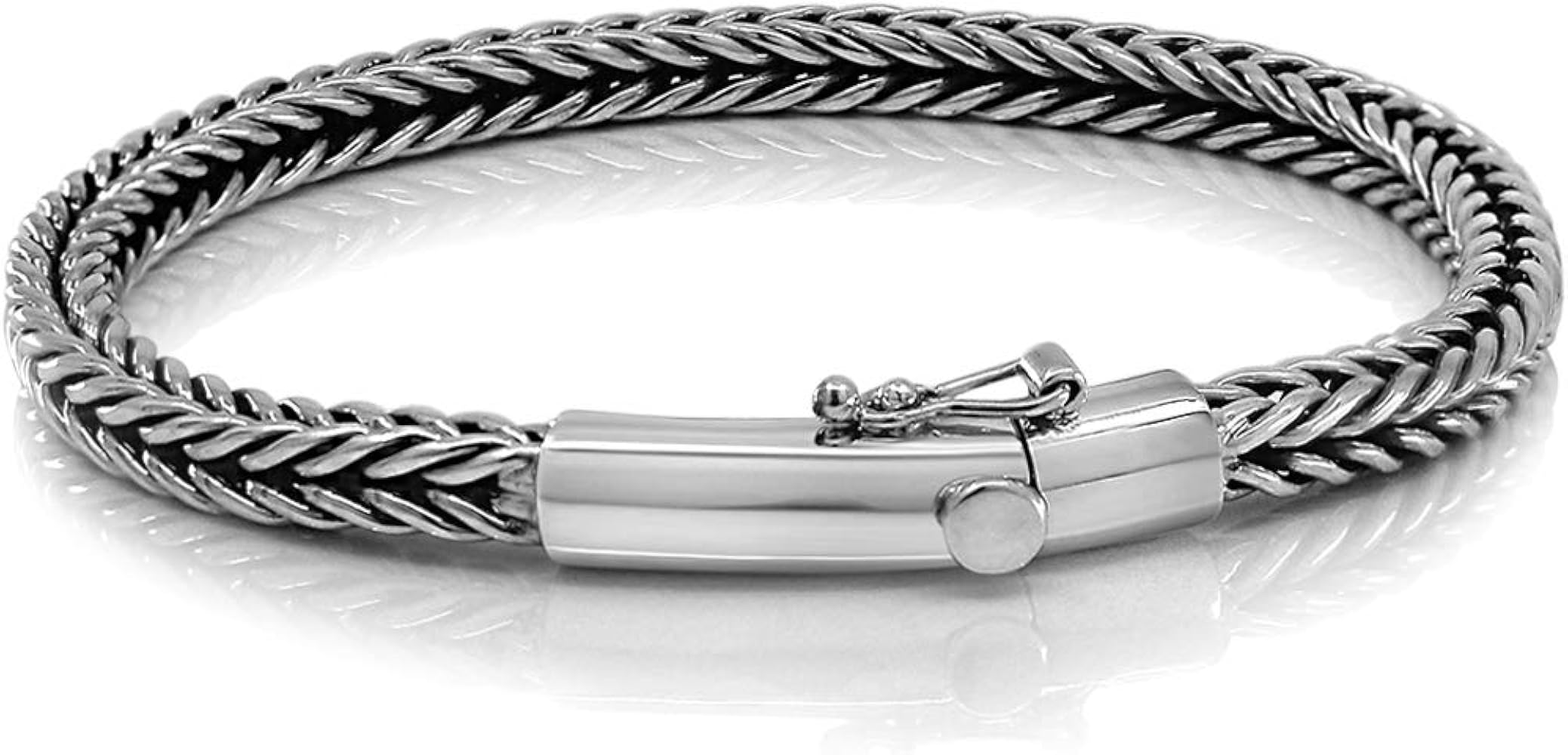 Amazon.com: Slithering Silver 925 Sterling Silver Men Thin Elegant