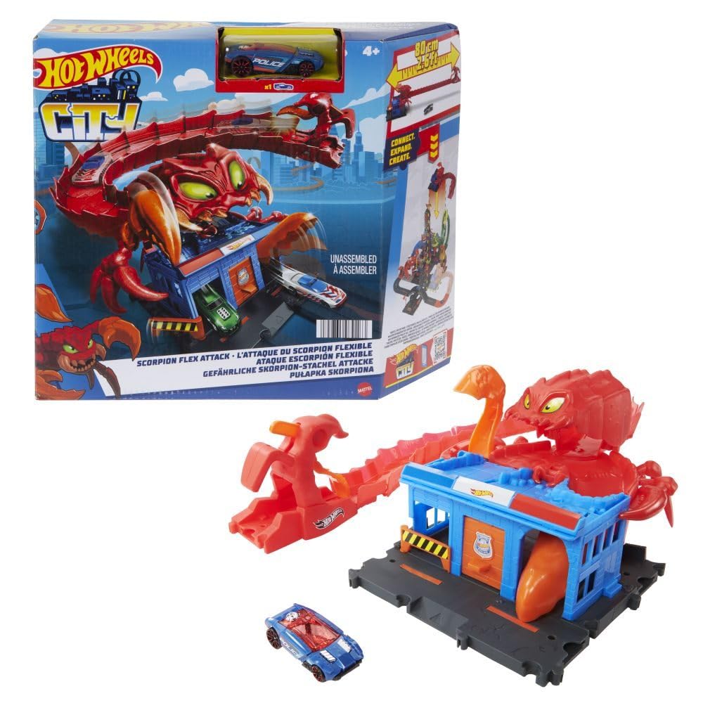 Amazon.com: Hot Wheels City Nemesis Toy Car Track Assortment