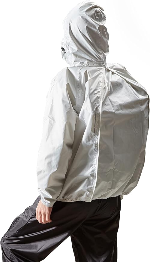 レオナール レインコート フラワー柄 ポリエステル 3size 袋付き付