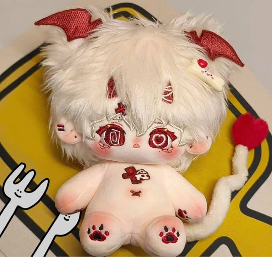 Amazon.co.jp: 着せ替え ぬいぐるみ悪でびるくん 無属性 ぬい 綿花娃娃